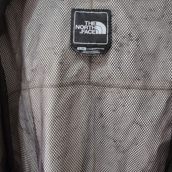 The North Face black Hooded windbreaker jacket Size L hyvent Nylon - Picture 6 of 13